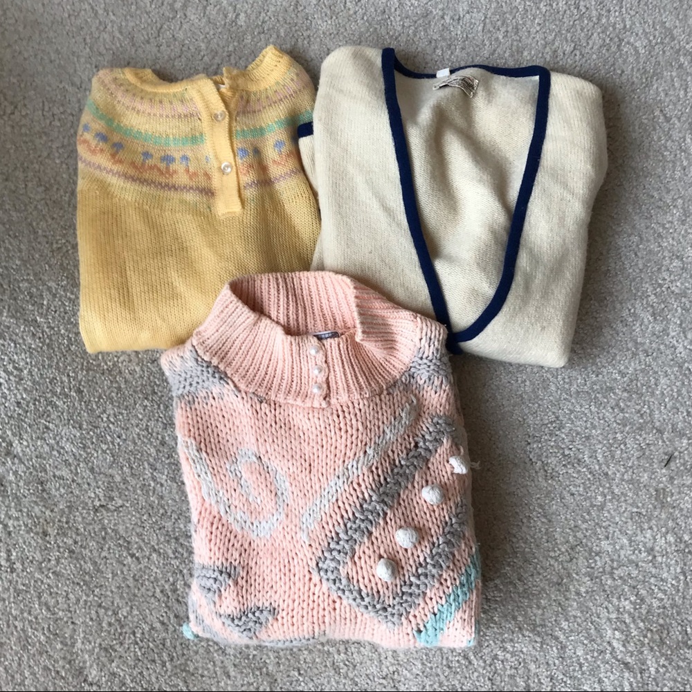 Vintage Kawaii Sweater Bundle